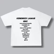 OverSize Kendrick Lamar GNX - Blanca Espalda