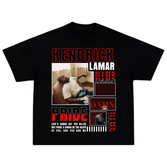 OverSize Kendrick Lamar Pride - Negra Espalda