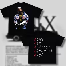 OverSize Kendrick Lamar _ DRAKE - Negra