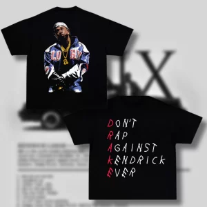 OverSize Kendrick Lamar _ DRAKE - Negra