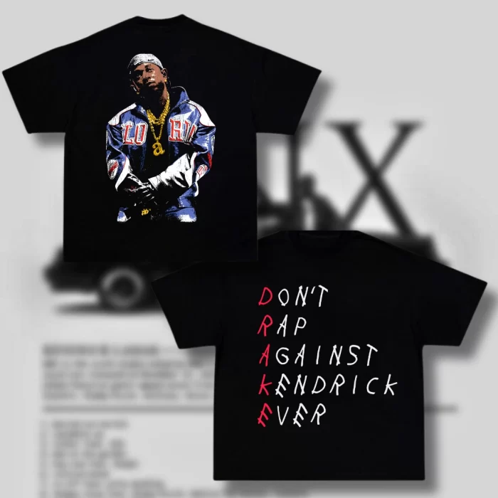OverSize Kendrick Lamar _ DRAKE - Negra