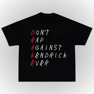 OverSize Kendrick Lamar _ DRAKE - Negra Espalda