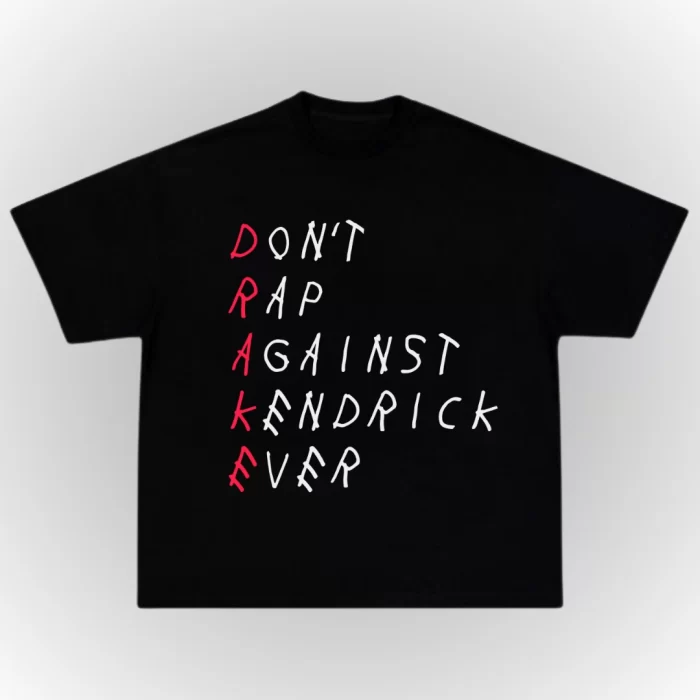 OverSize Kendrick Lamar _ DRAKE - Negra Espalda