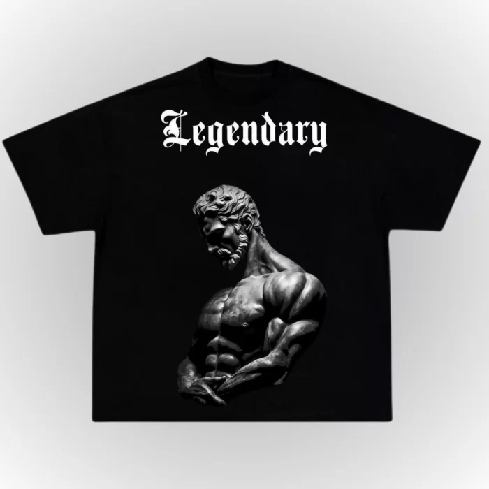 OverSize Legendary - Negro Espalda