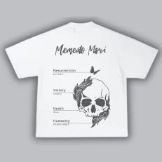 OverSize Memento Mori Memories - Blanca Espalda