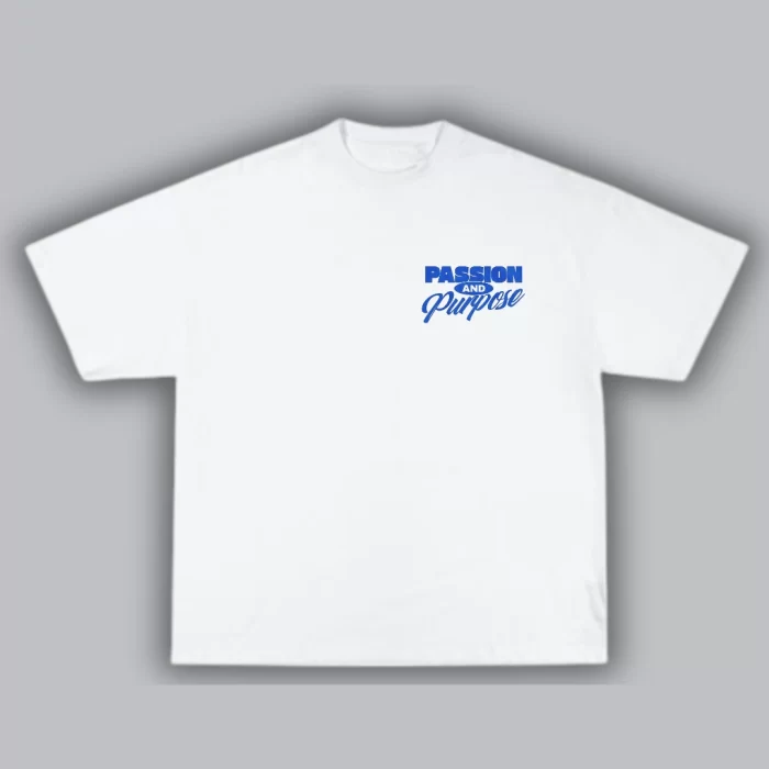 OverSize Passion and Purpose - Blanca Frontal