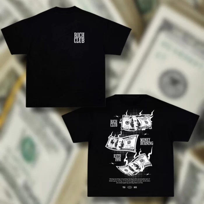 OverSize Rich Club - Negro