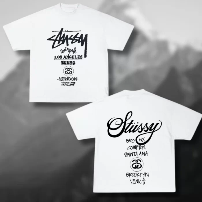 OverSize Stussy Locations - Blanca