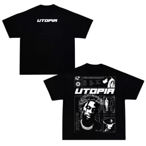OverSize Utopia Travis Scott - Negro