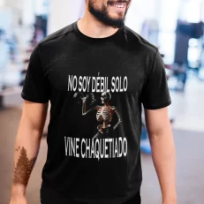 No soy débil, solo vine chaquetiado