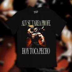 Playera ALV su tarea profe hoy toca pecho