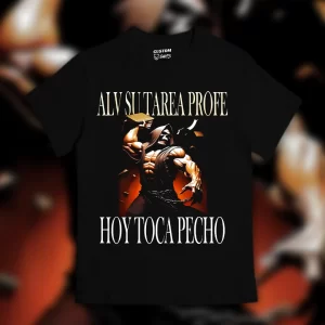 Playera ALV su tarea profe hoy toca pecho