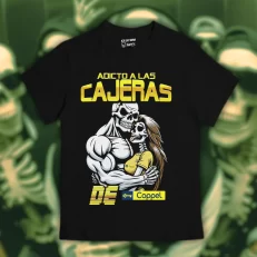 Playera Adicto a las cajeras de Coppel