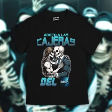 Playera Adicto a las cajeras del BBVA