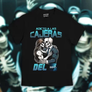 Playera Adicto a las cajeras del BBVA