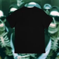 Playera Adicto a las cajeras del Bodega Aurrera Espalda