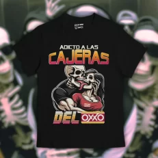 Playera Adicto a las cajeras del OXXO