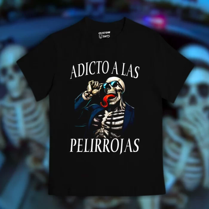 Playera Adicto a las pelirrojas