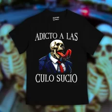 Playera Adicto a las qlo sucio