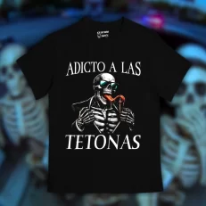 Playera Adicto a las tetonas