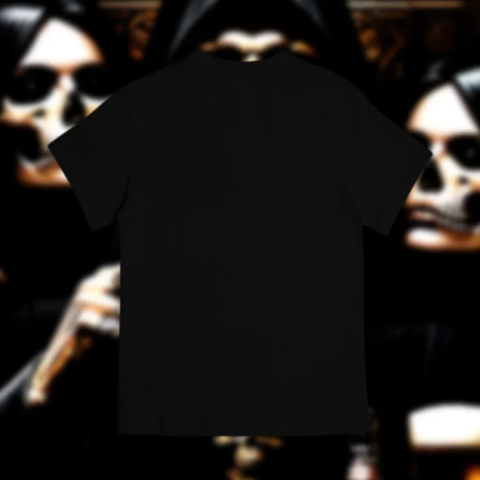 Playera Cae la beca, caen las viejas Espalda