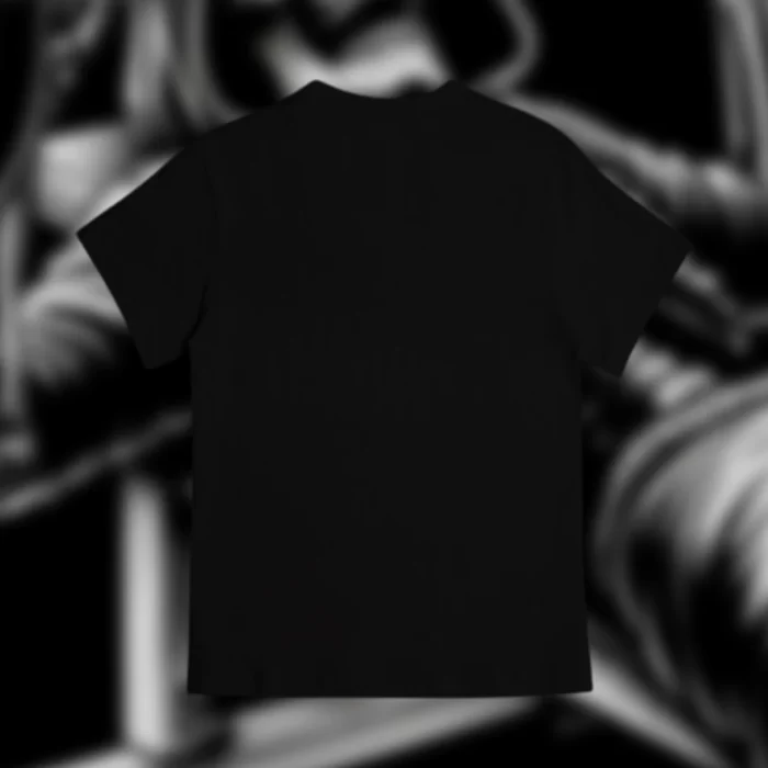 Playera Levanto Fierros porque c_los ni uno Espalda