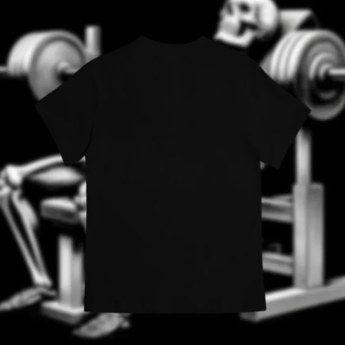 Playera Mi pasión press de banca, mi debilidad las cuarentonas Espalda