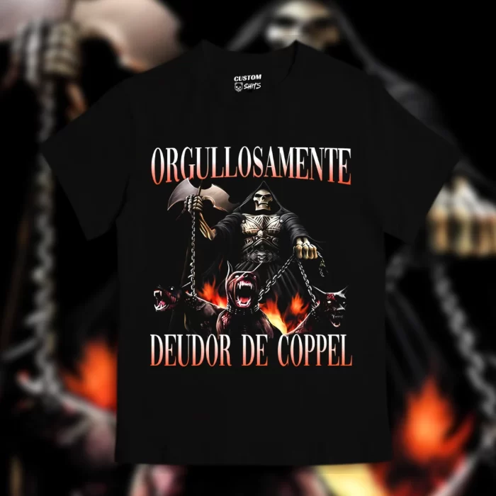 Playera Orgullosamente deudor de Coppel