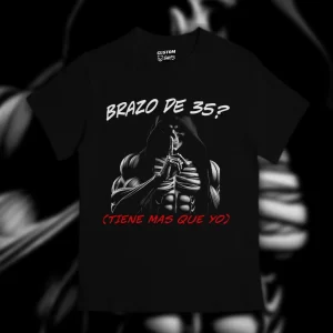 Playera ¿Brazo de 35? (Tiene más que yo)