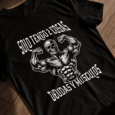 solo tengo 2 cosas, deudas y músculos Modelo