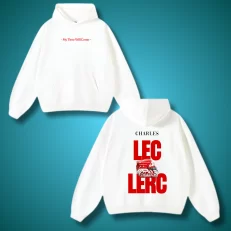 Charles LECLECRC Helmet - Hoodie Blanca