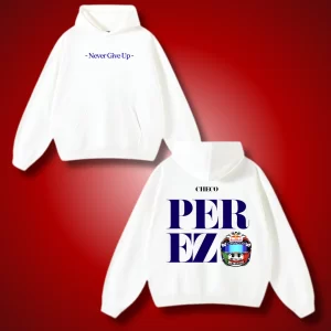 Checo PEREZ Helmet - Hoodie Blanca