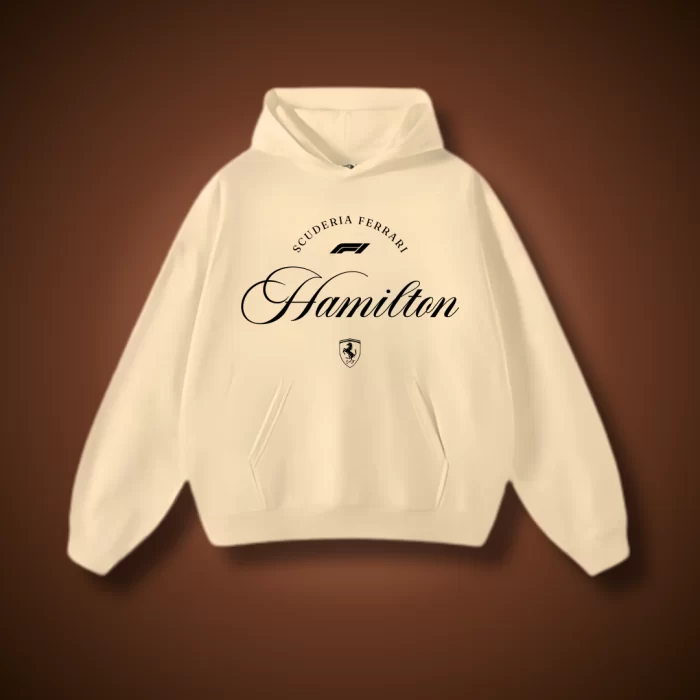 Lewis Hamilton Ferrari - Hoodie Arena Pecho
