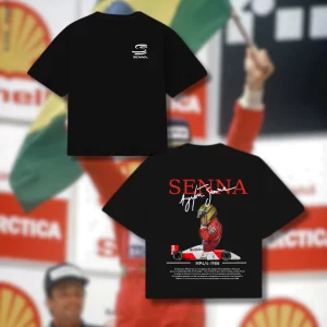 Playera Ayrton Senna MP4 - Boxy Fit