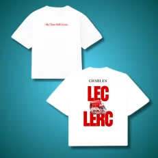 Playera Charles LECLECRC Helmet - Boxy Fit