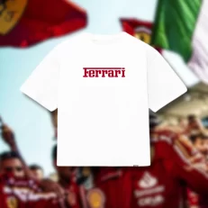 Playera Ferrari Charles Leclerc Monoplaza - Boxy Fit Pecho