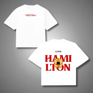 Playera Lewis HAMILTON Helmet - Boxy Fit Blanca