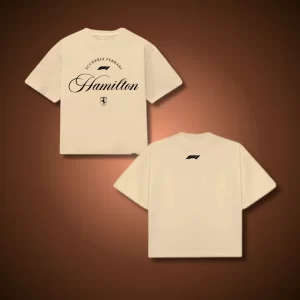 Playera Lewis Hamilton Ferrari - Boxy Fit Arena