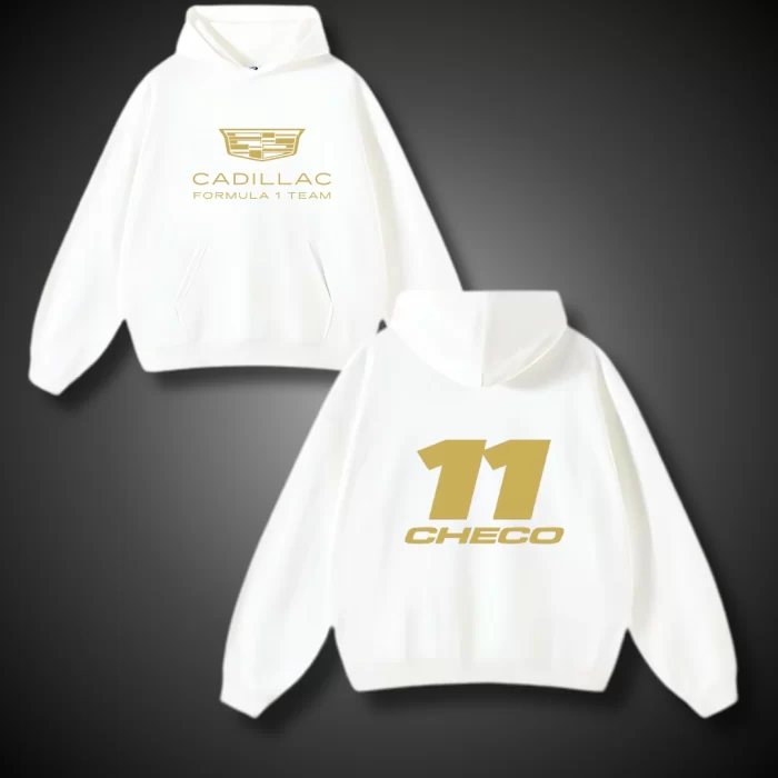 Cadillac F1 Sergio Pérez - Sudadera Checo Pérez Blanca