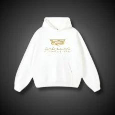 Hoodie Cadillac F1 Sergio Pérez - Sudadera Blanca Pecho