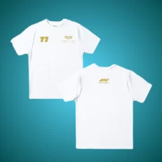 Playera Cadillac F1 Sergio Pérez 04 - Blanca