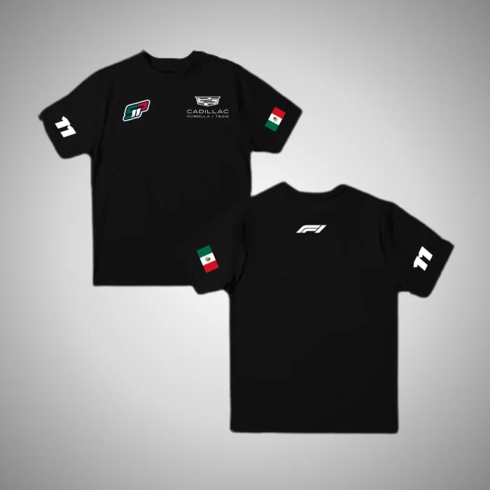 Playera Cadillac F1 Sergio Pérez Tricolor