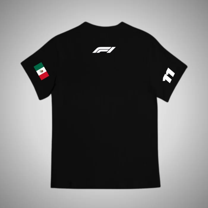 Playera Cadillac F1 Sergio Pérez Tricolor Espalda