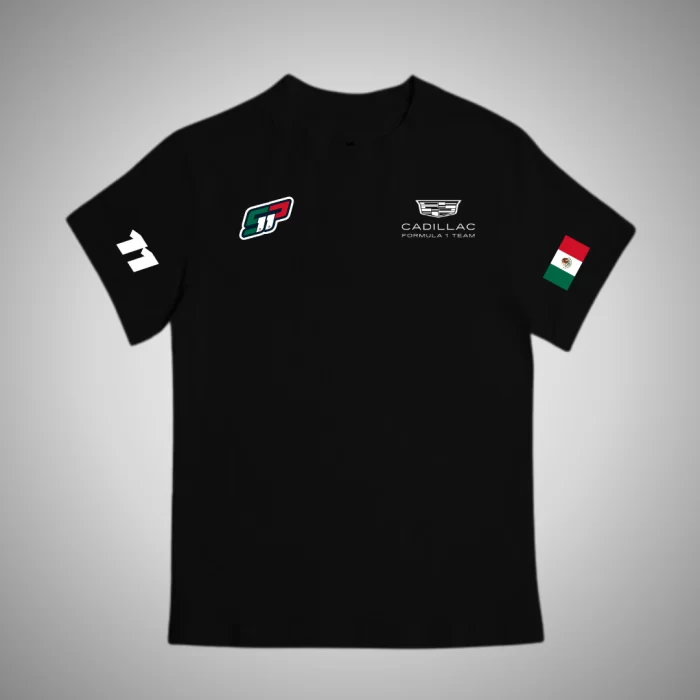 Playera Cadillac F1 Sergio Pérez Tricolor Pecho